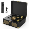 Black Portable CD Player with Speakers, Bluetooth, Remote Control, USB Playback N727