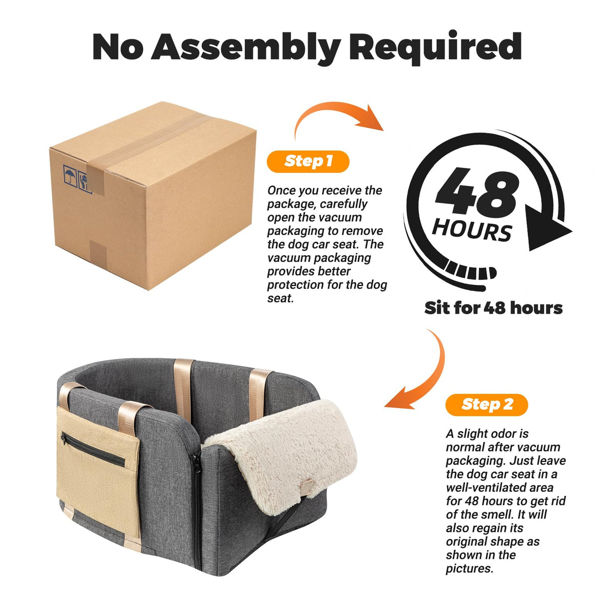 Center Console Dog Car Seat to 18lbs K289515