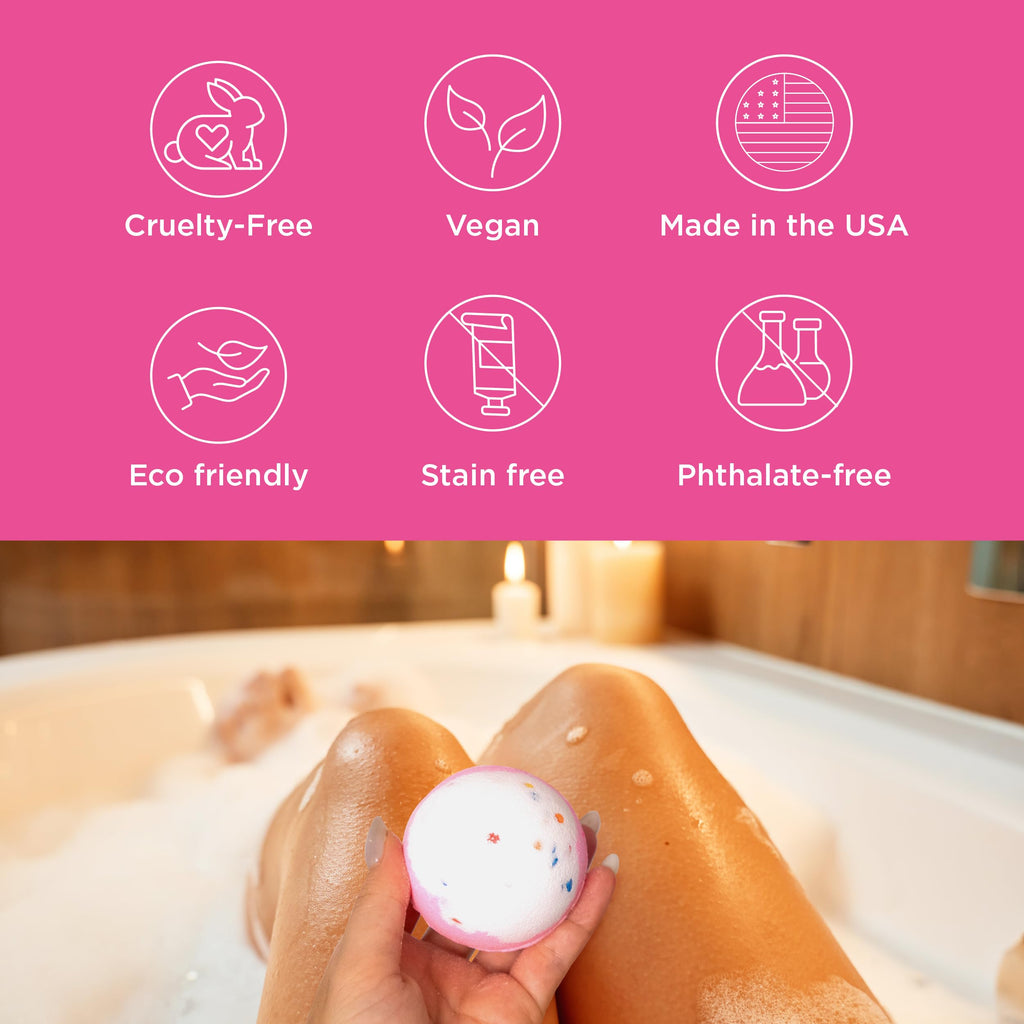 Birthday Cake Bath Bombs 1 Pack M4936