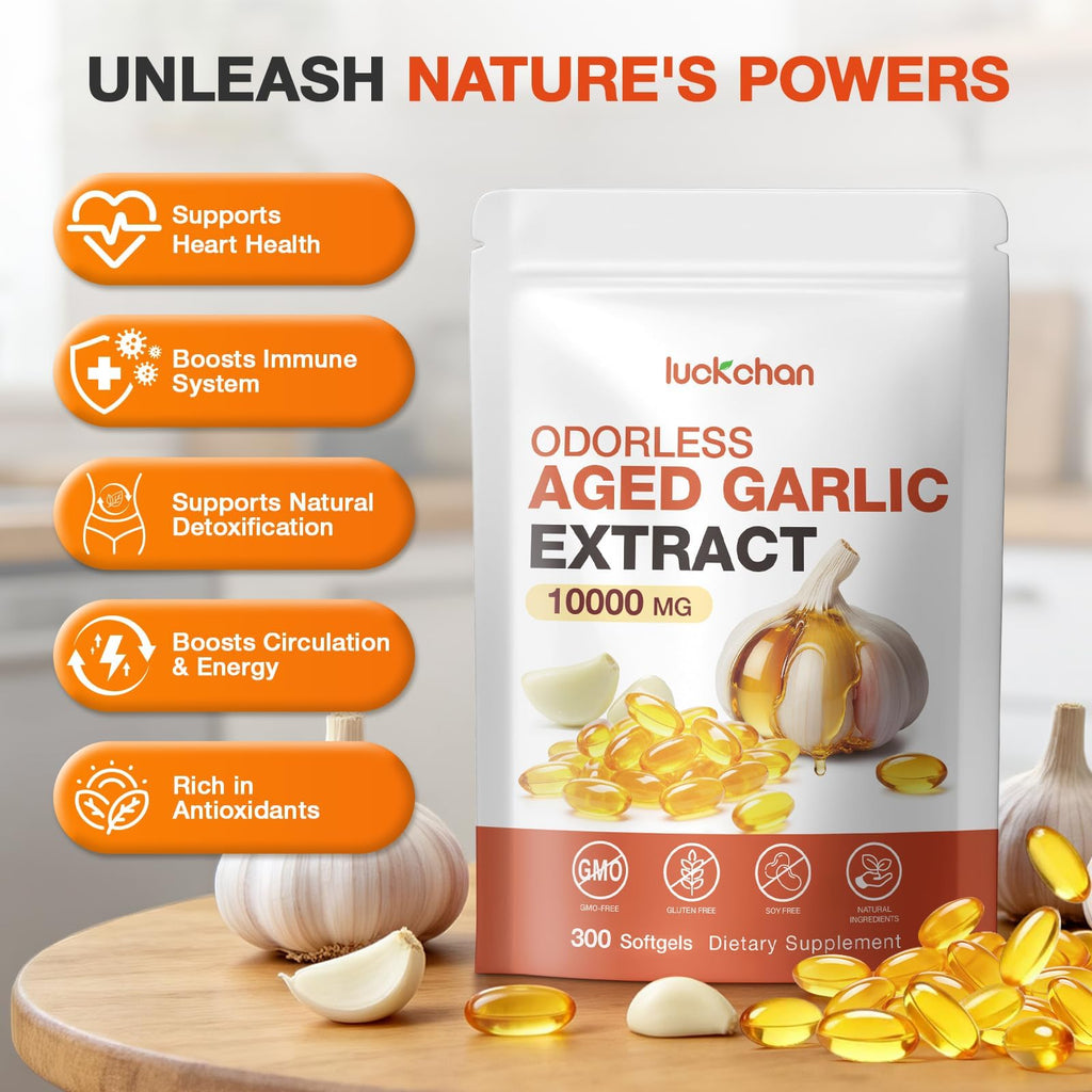 Odorless Garlic Extract 10000mg Softgels E1201