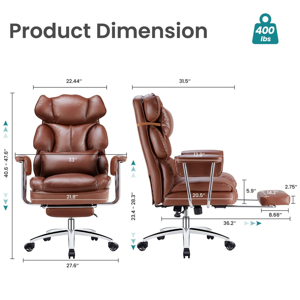 Big and Tall Executive Chair with Foot Rest S17863