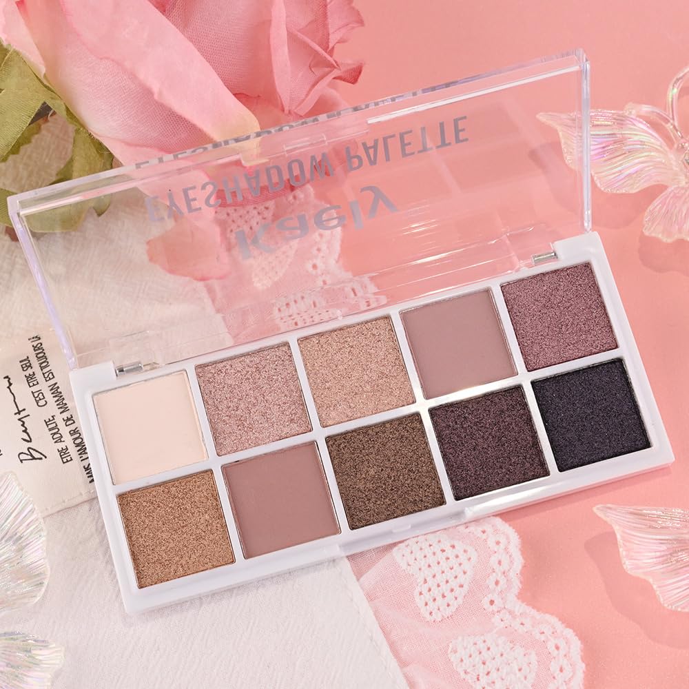 10 Color Matte and Shimmer Eyeshadow Palette S375