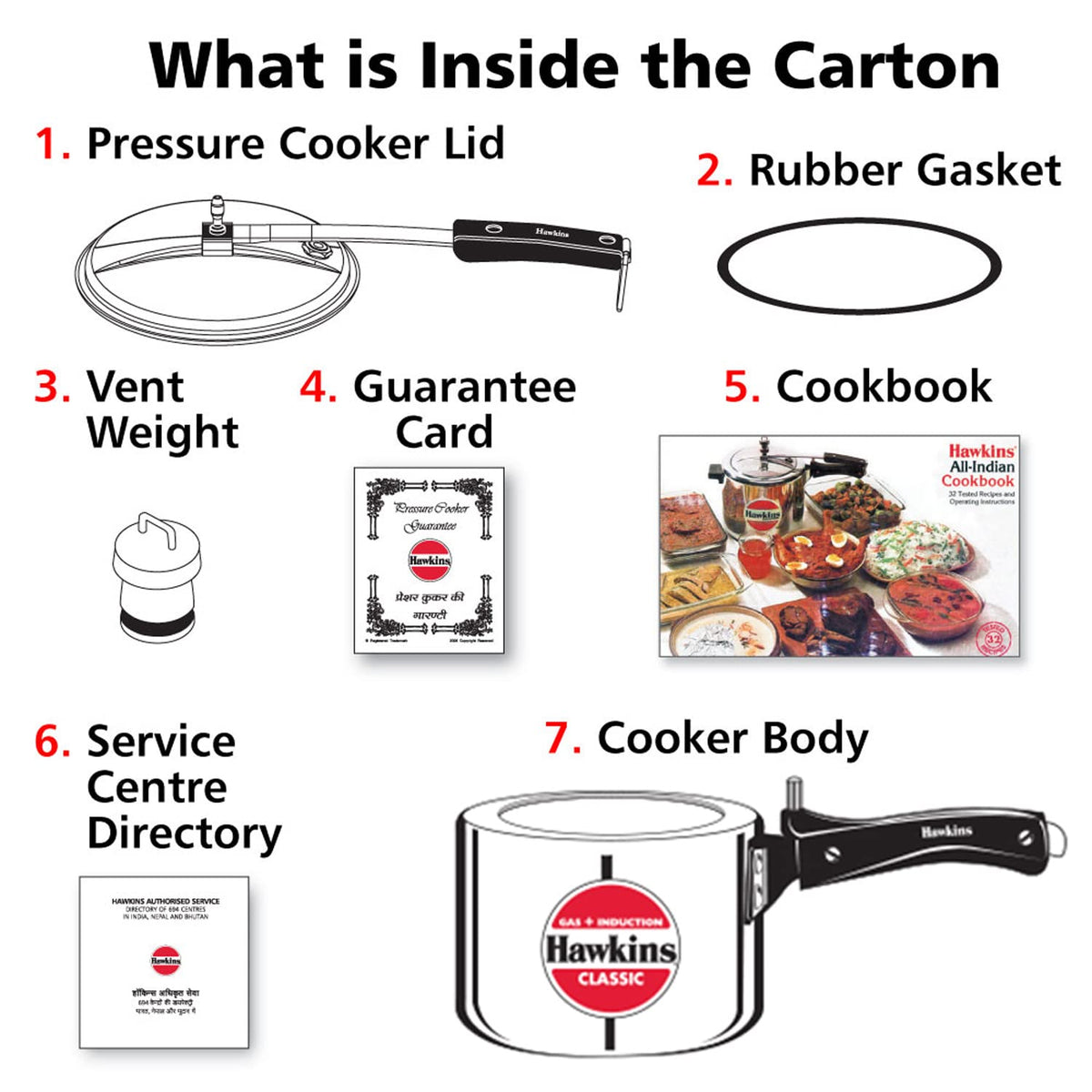 Aluminium 2 Litre Pressure Cooker I984185