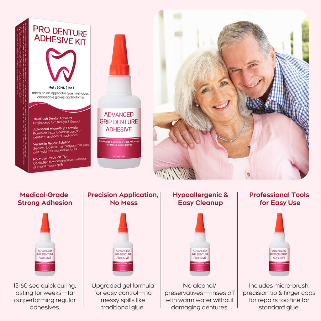 Fast-Setting Denture Repair Glue 1oz I3336