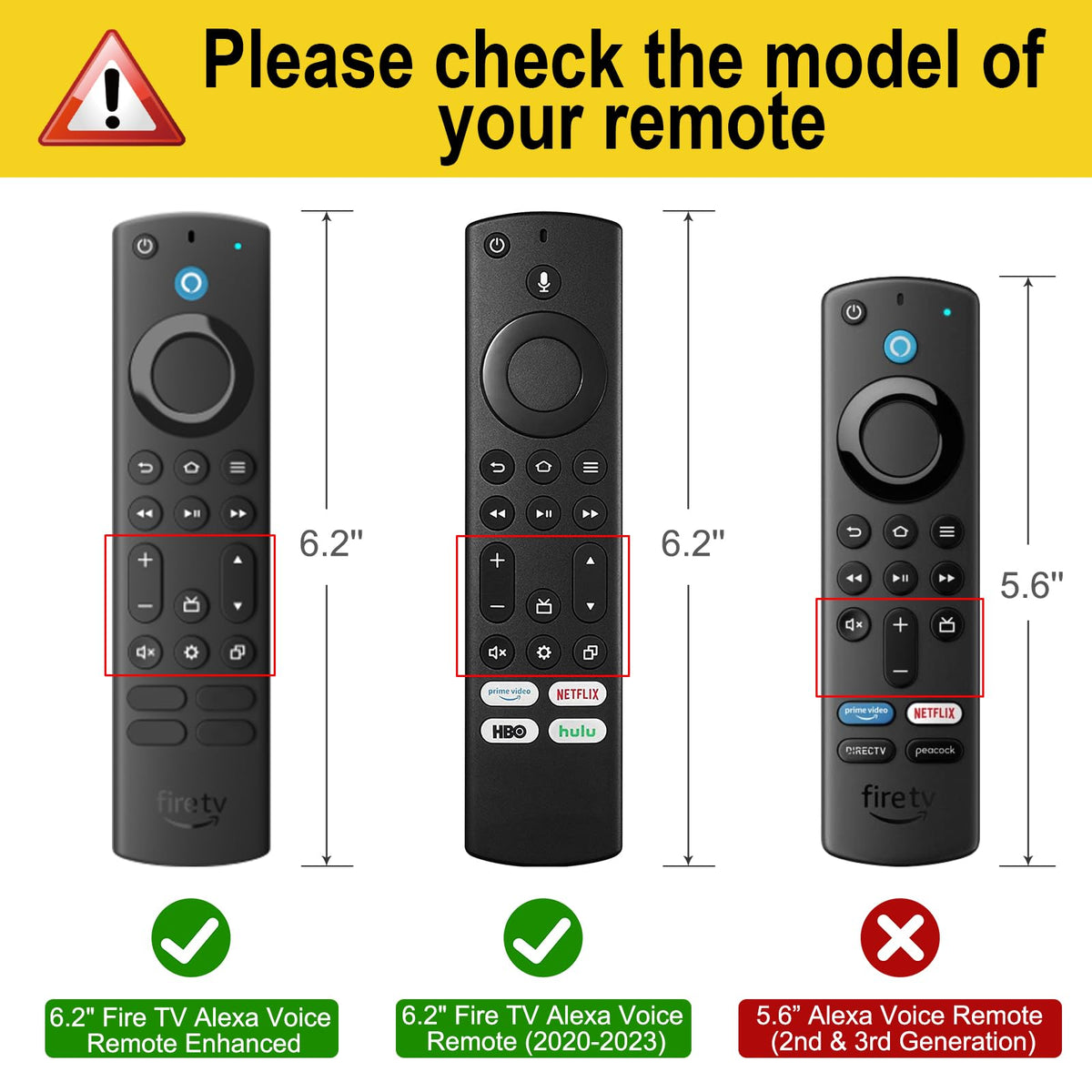 Silicone Case for Fire TV Alexa Voice Remote Enhanced L909
