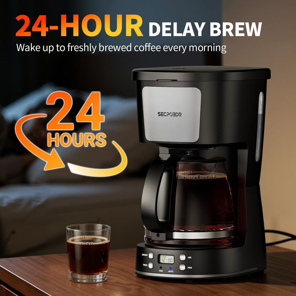12 Cup Programmable Drip Coffee Maker U497966