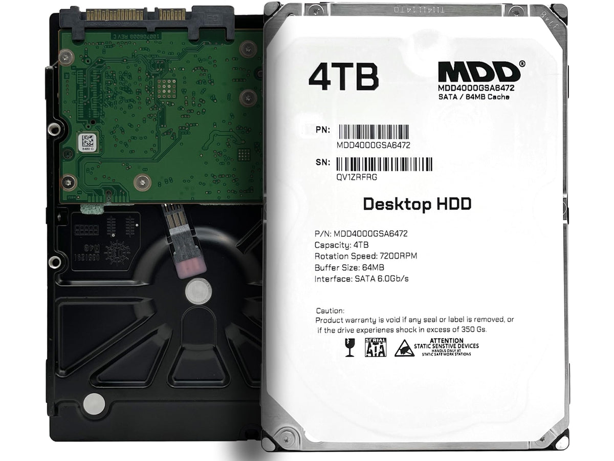 4TB 7200RPM 64MB Cache SATA 6.0Gb/s 3.5inch Internal Desktop Hard Drive H719188
