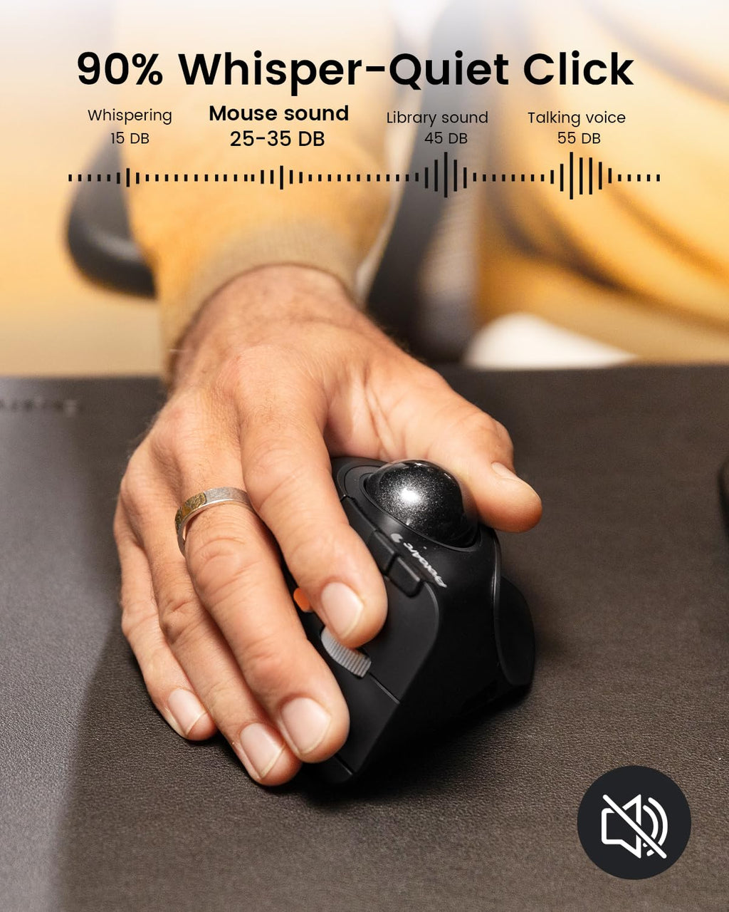 Wireless Vertical Trackball Mouse S180