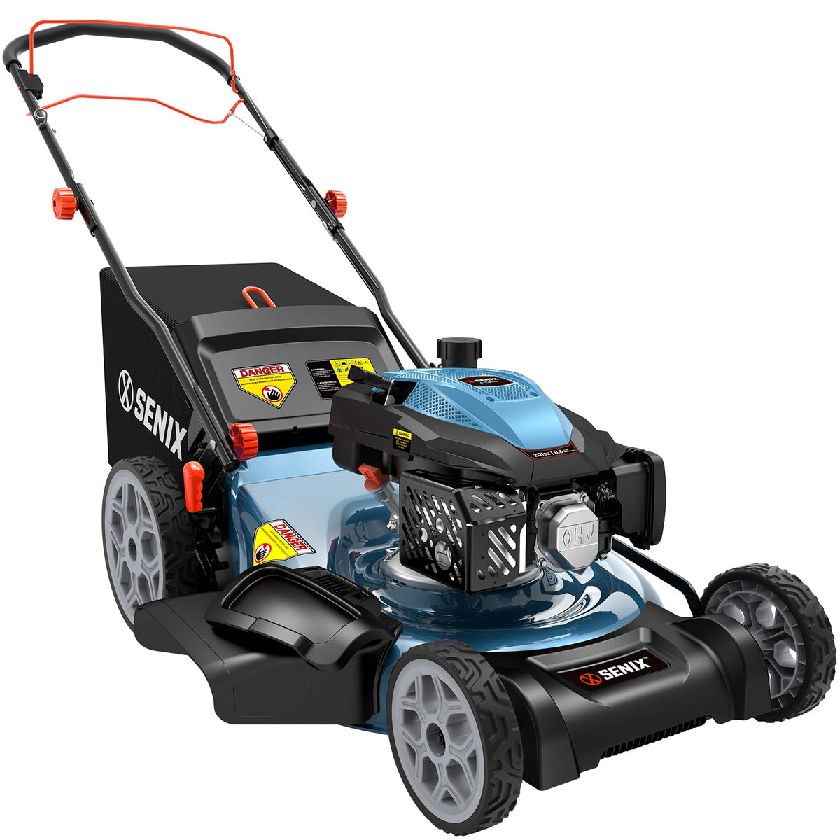 22" 3-in-1 Self Propelled Gas Lawn Mower Z6894