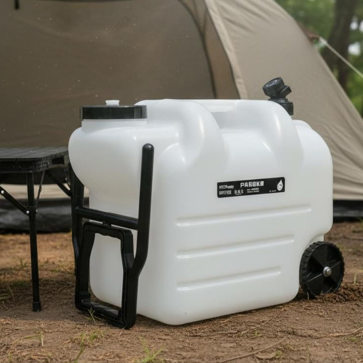 Portable Water Dispenser with Faucet Wheels Large Capacity F194