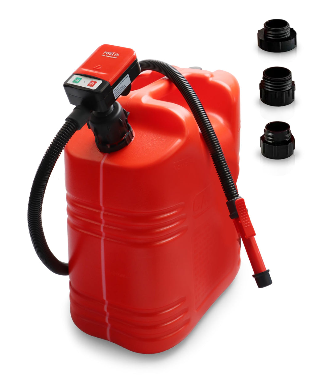Battery Powered Gas Pump 3.2GPM Auto-Stop Nozzle 51 IN Hose Z5524