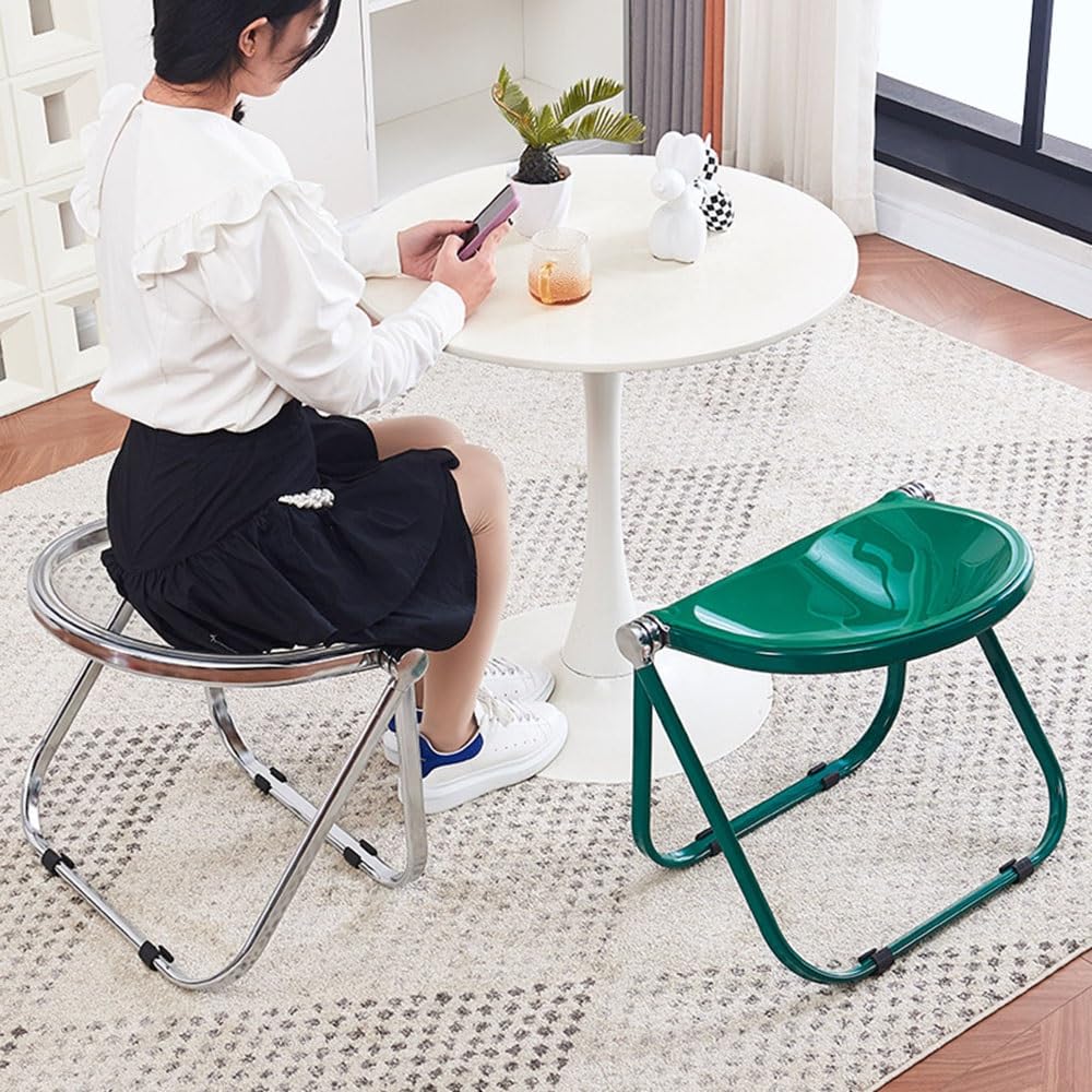 Black Acrylic Folding Chair L121909