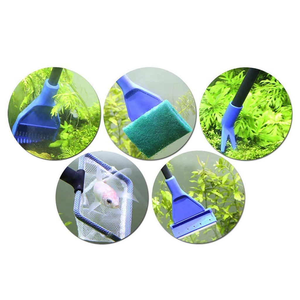 Fish Tank Cleaner Brush 5 in 1 Aquarium Maintenance Set P869