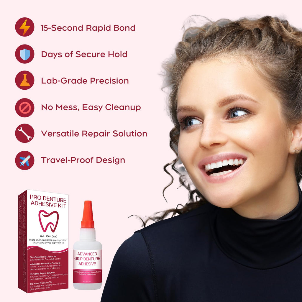 Fast-Setting Denture Repair Glue 1oz I3336