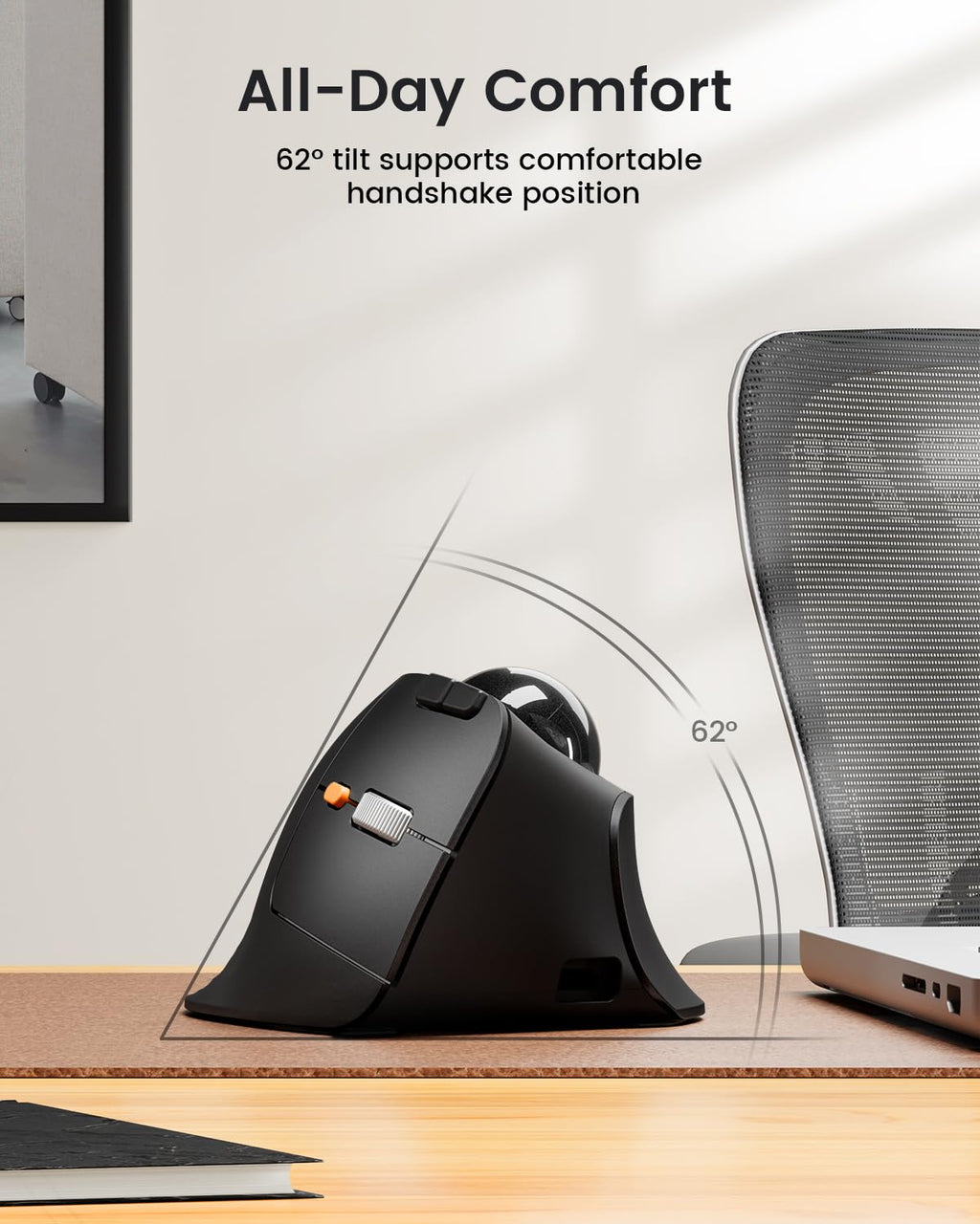 Wireless Vertical Trackball Mouse S180