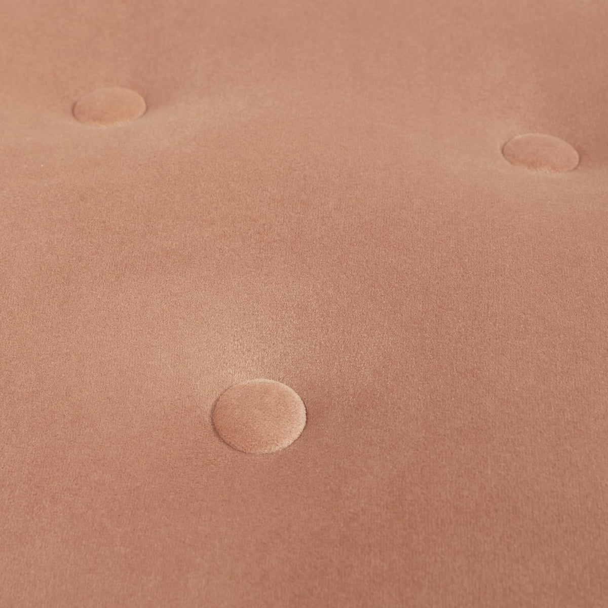 24" Orange Velvet Round Tufted Ottoman F36811