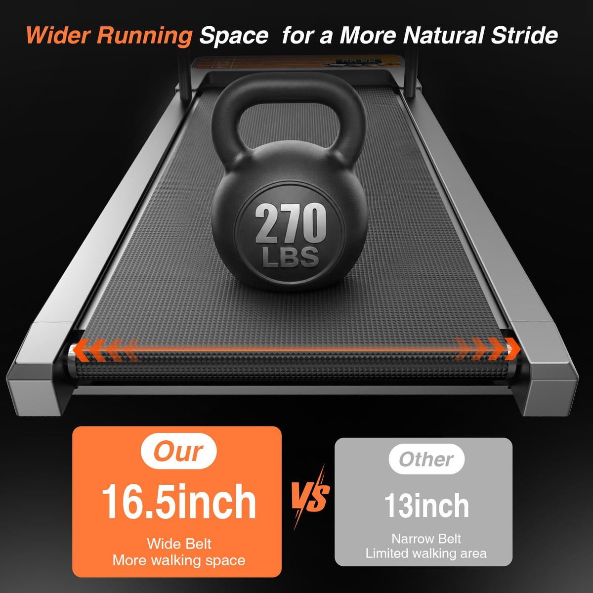 Walking Treadmill Pad with Adjustable 8% V485227