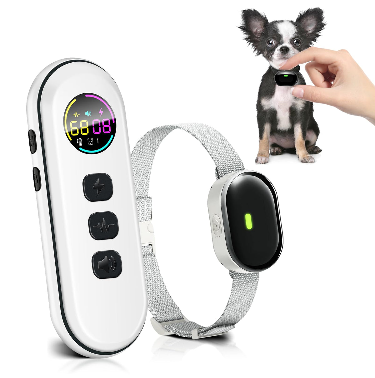 Ultra-Light Slim Dog Training Collar with Remote C235