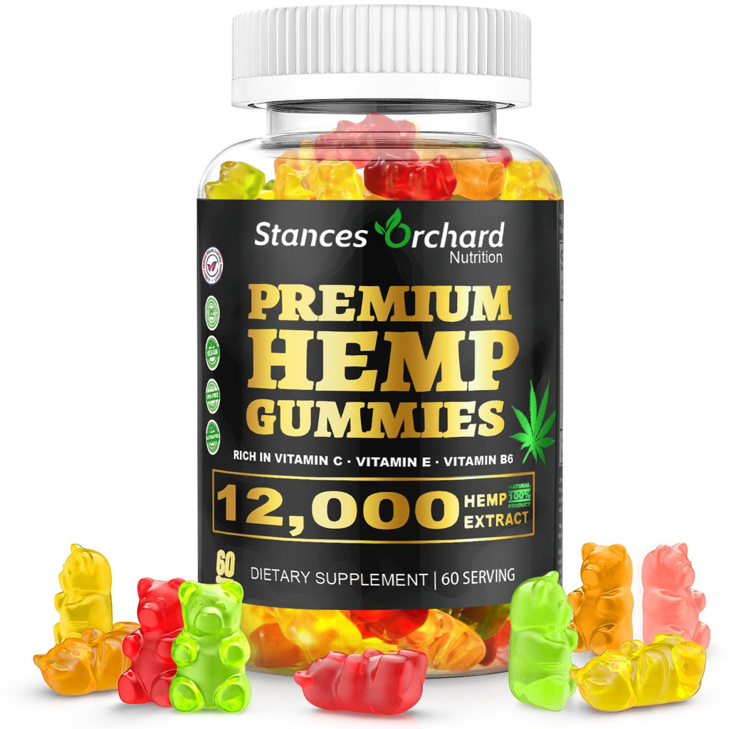 Sugar Free Vegan Hemp Gummies 60 Count A1833
