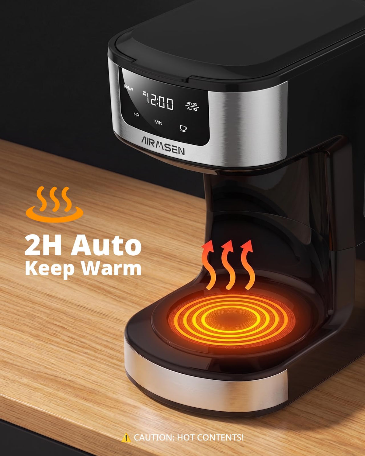 12-Cup Programmable Drip Coffee Maker M3199