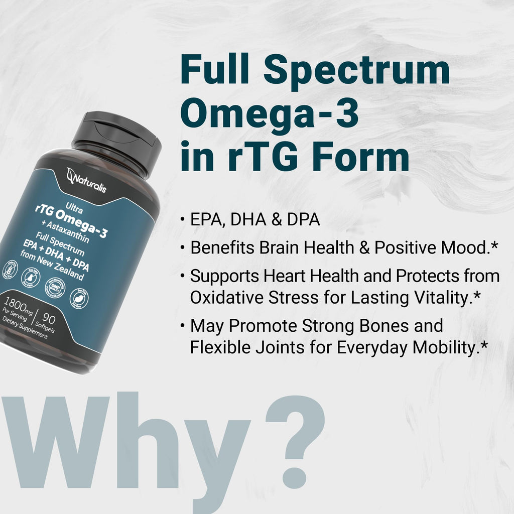 Omega 3 Fish Oil 1800mg 90 Softgels W840654