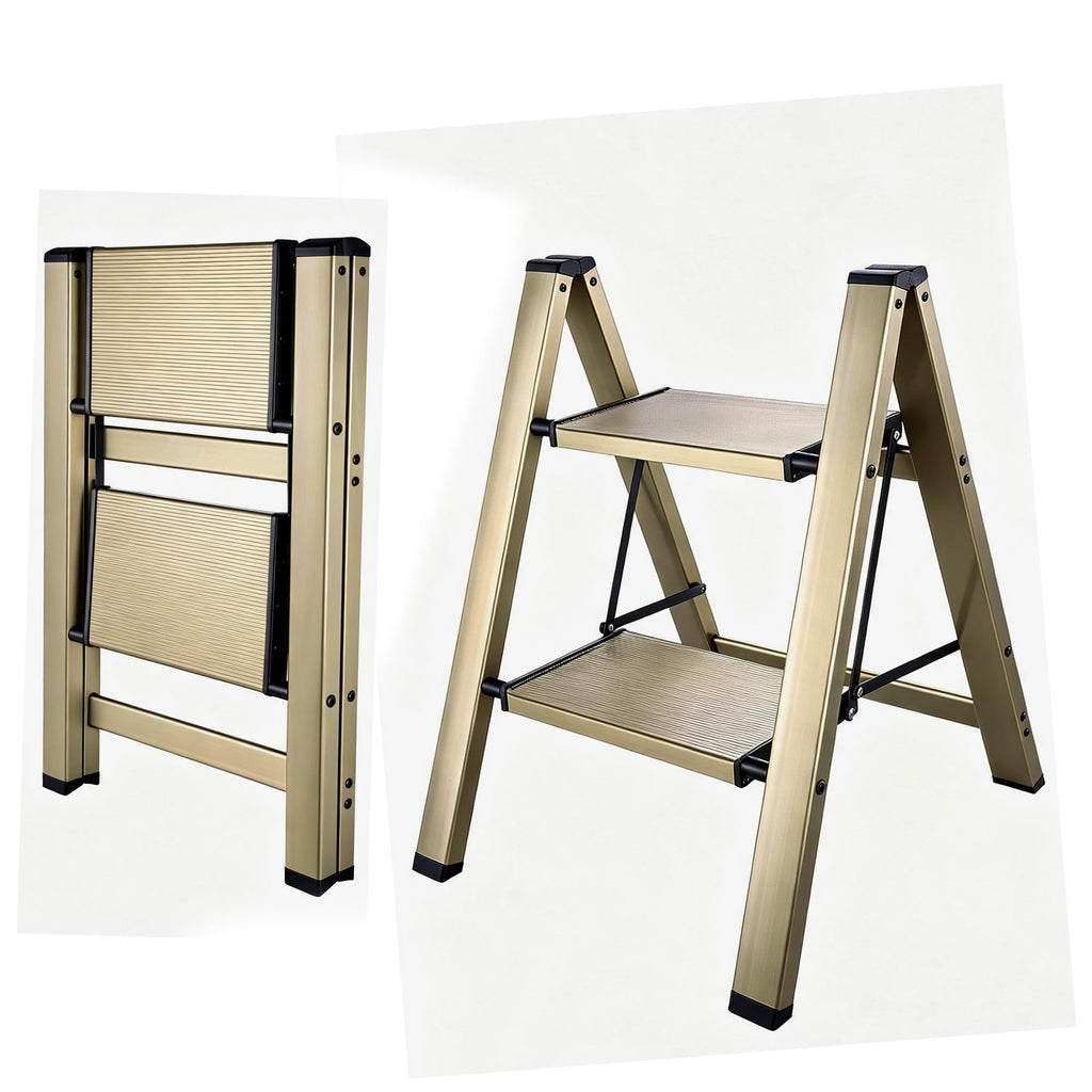 Foldable Aluminum Step Stool N120410
