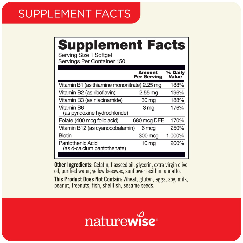 1000mg Omega 3 600mg EPA 400mg DHA 180ct & Vitamin B Complex 150 Softgels R7704