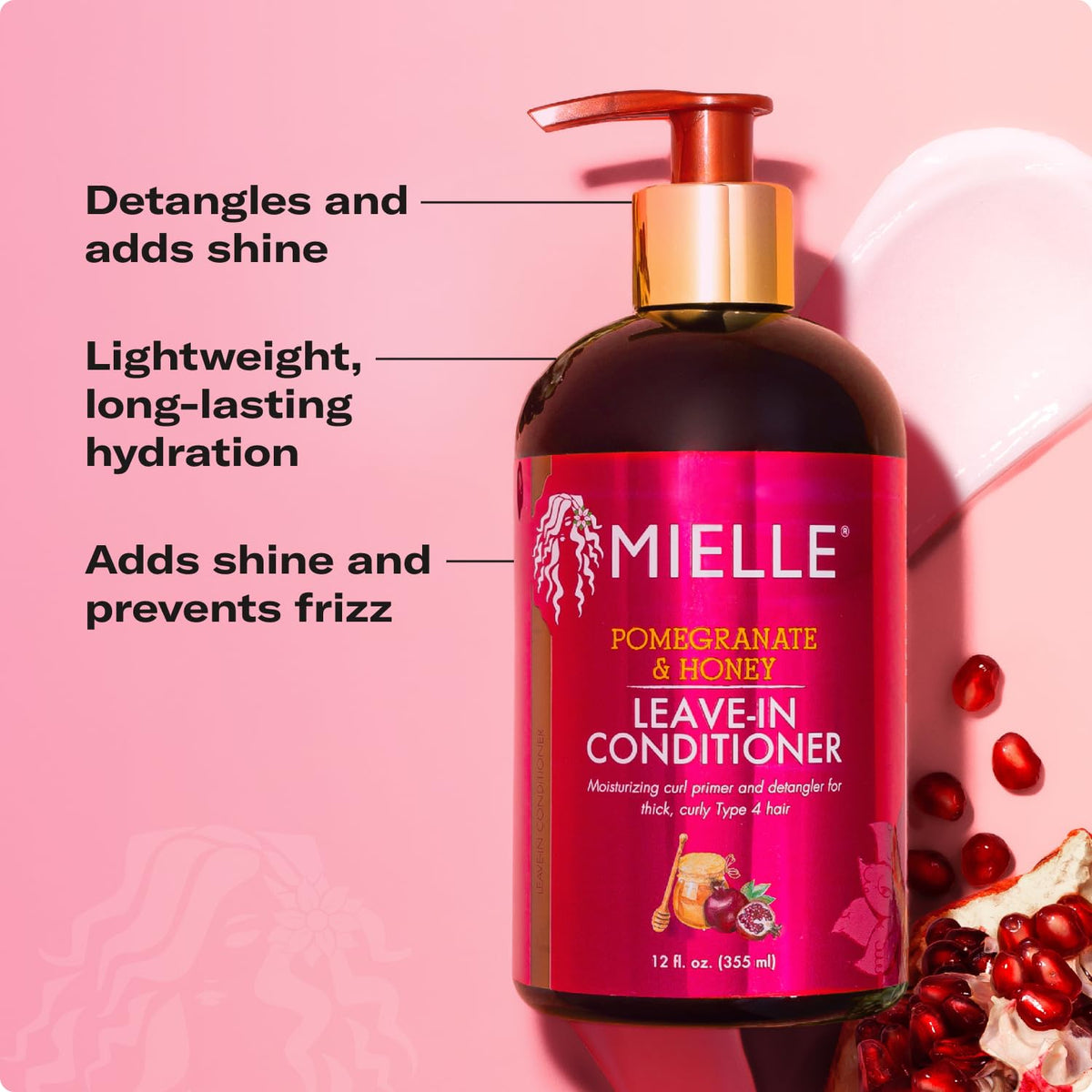 Pomegranate & Honey Leave-In Conditioner, 12 Fl Oz J5718