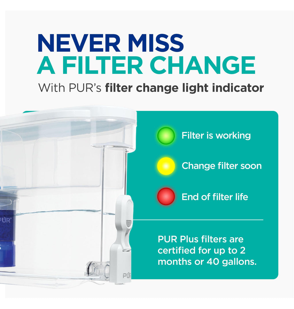 White Water Filter Dispenser with Filter S702616