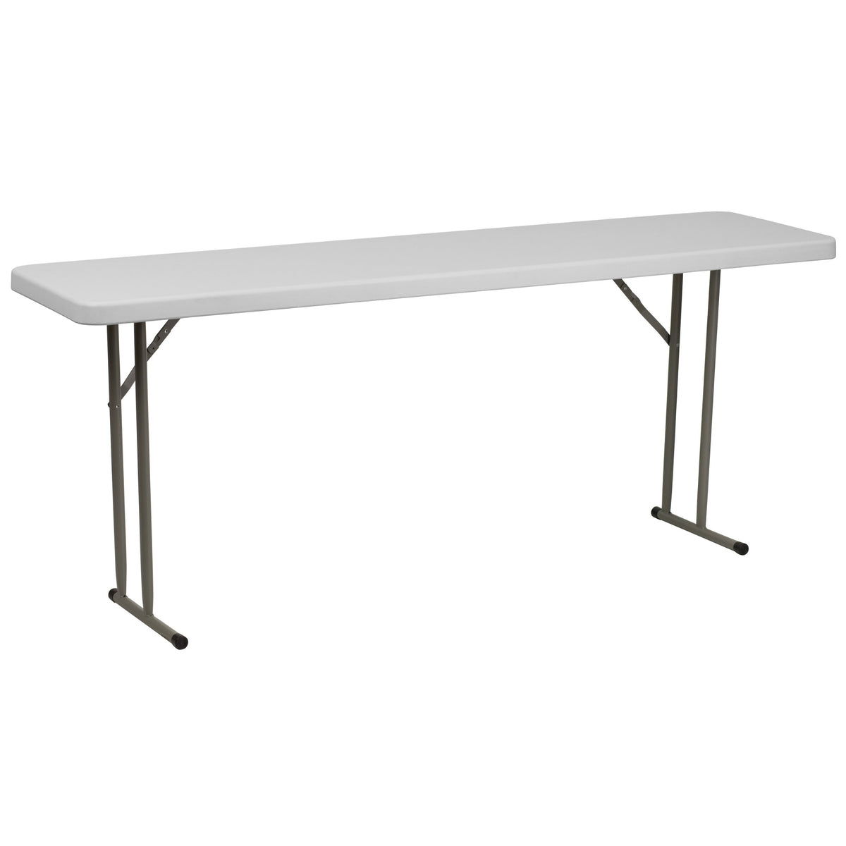 Plastic Folding Table, Granite White, 10-Pack F261535