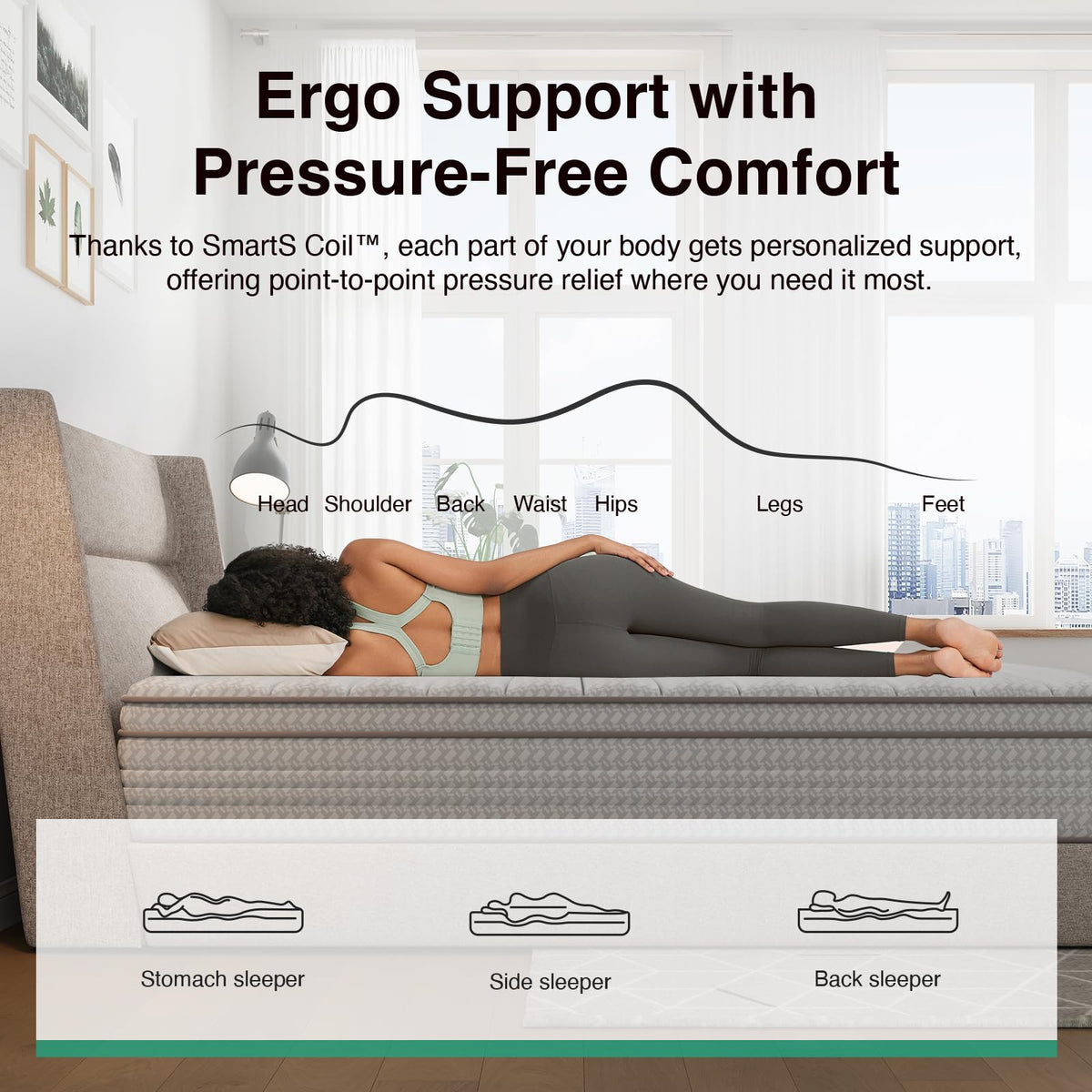 10 Inch Full Size Hybrid Mattress K5800
