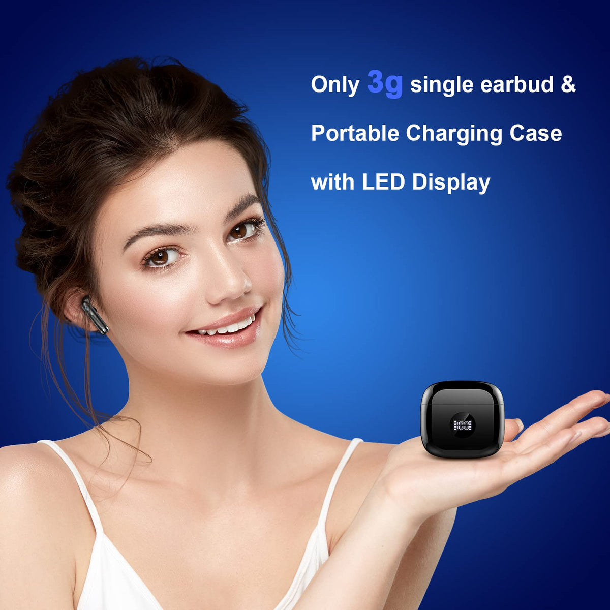 Black and Purple Wireless Earbuds Z6960