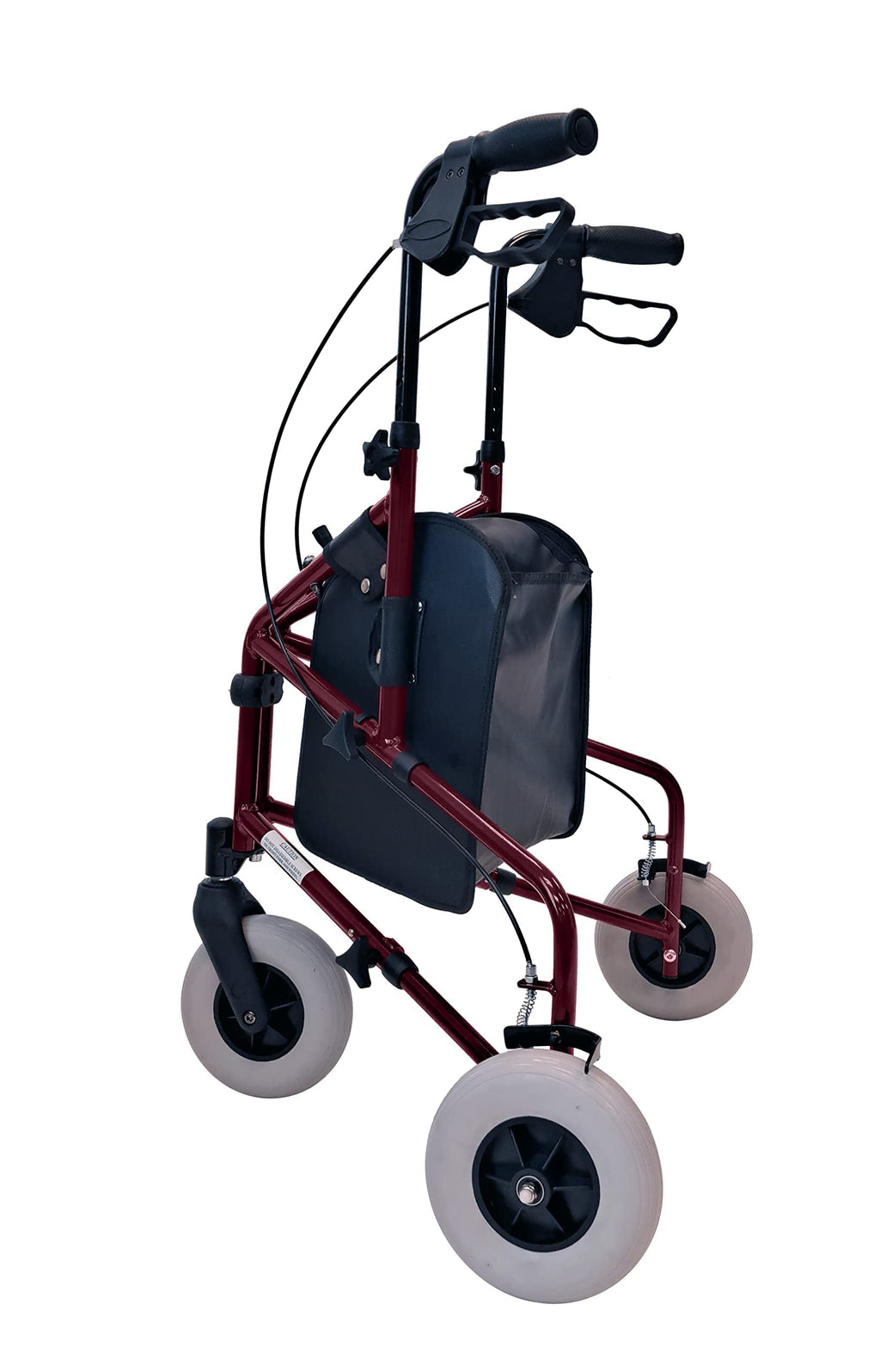 Lightweight Retractable 3 Wheel Walker with Balloon Tires P656