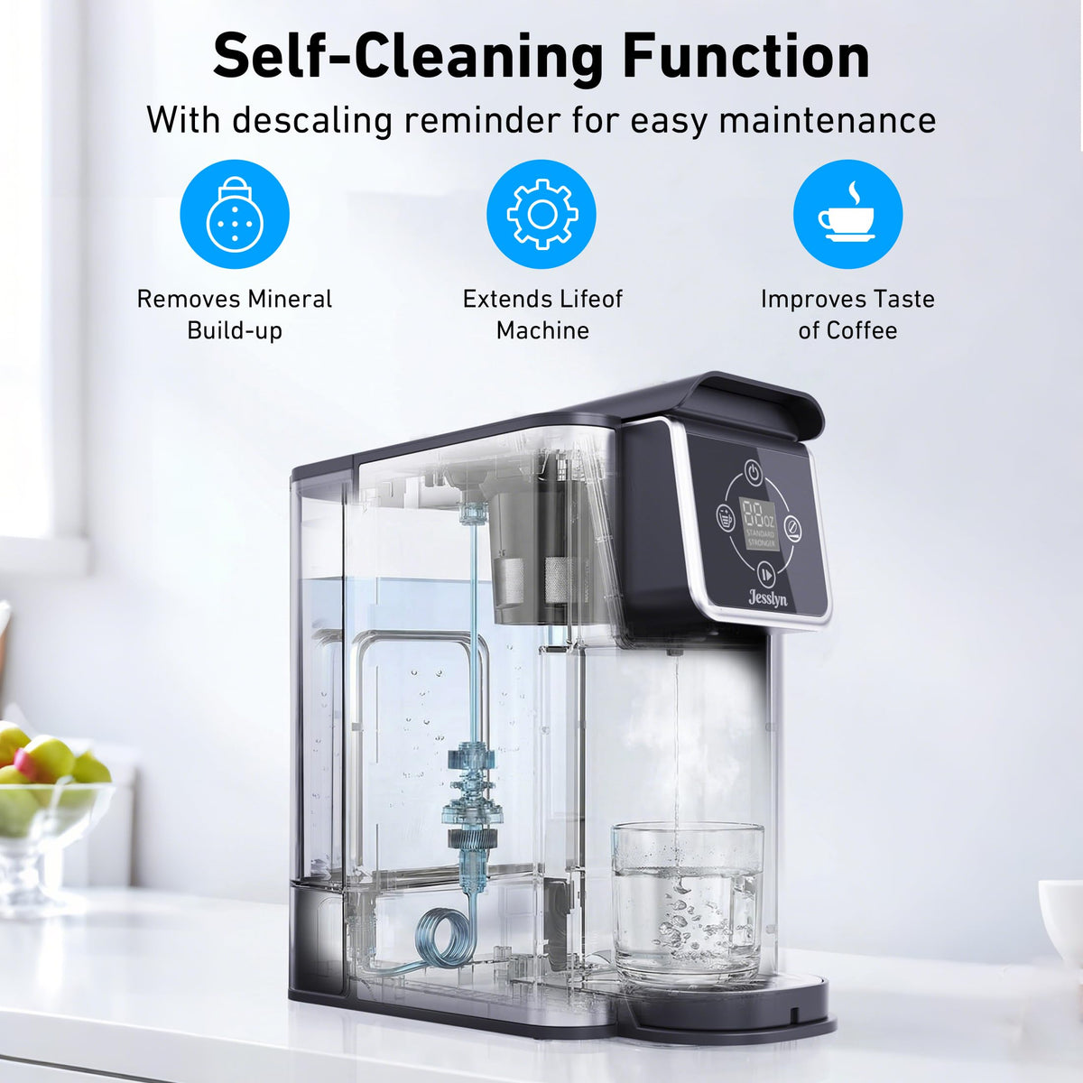 3-in-1 Single Serve Coffee Maker with 50oz Removable Water Reservoir A604776