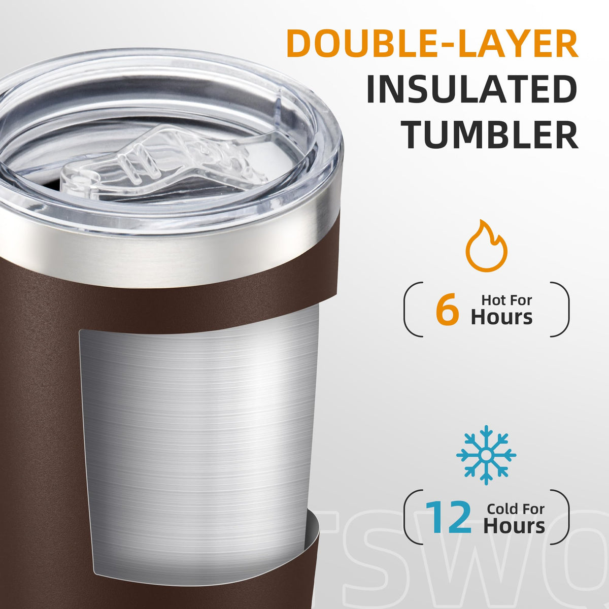 20 oz Stainless Steel Insulated Tumbler with Lid Q5296