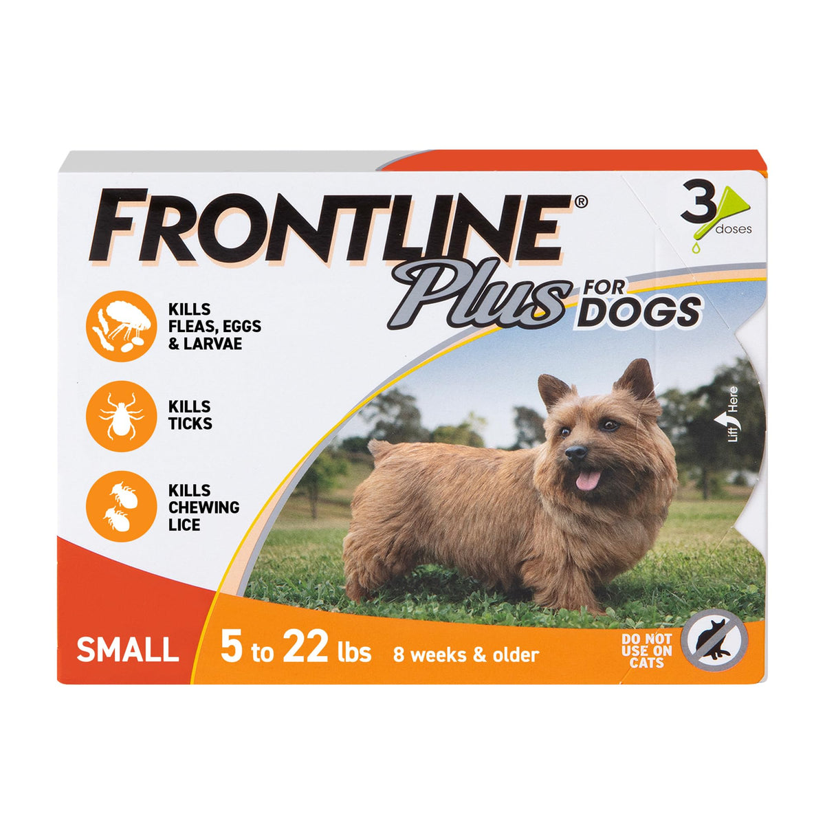 Flea & Tick Spot Treatment for Small Breed Dogs 5-22 lbs O5849