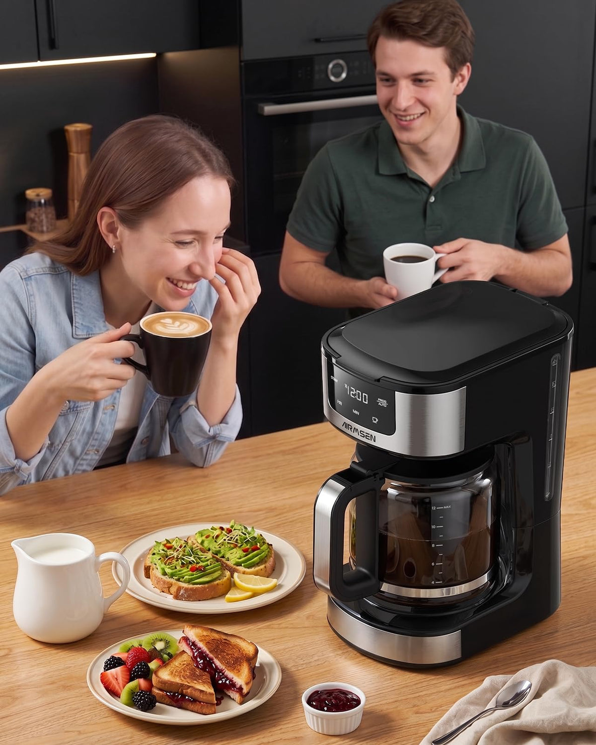12-Cup Programmable Drip Coffee Maker M3199