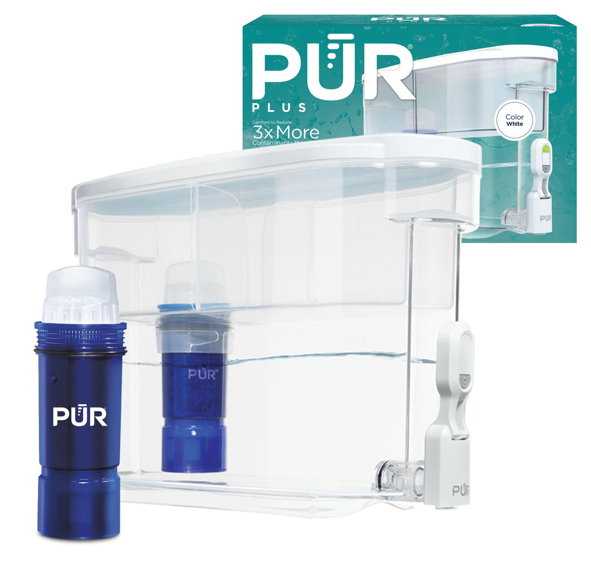 White Water Filter Dispenser with Filter S702616
