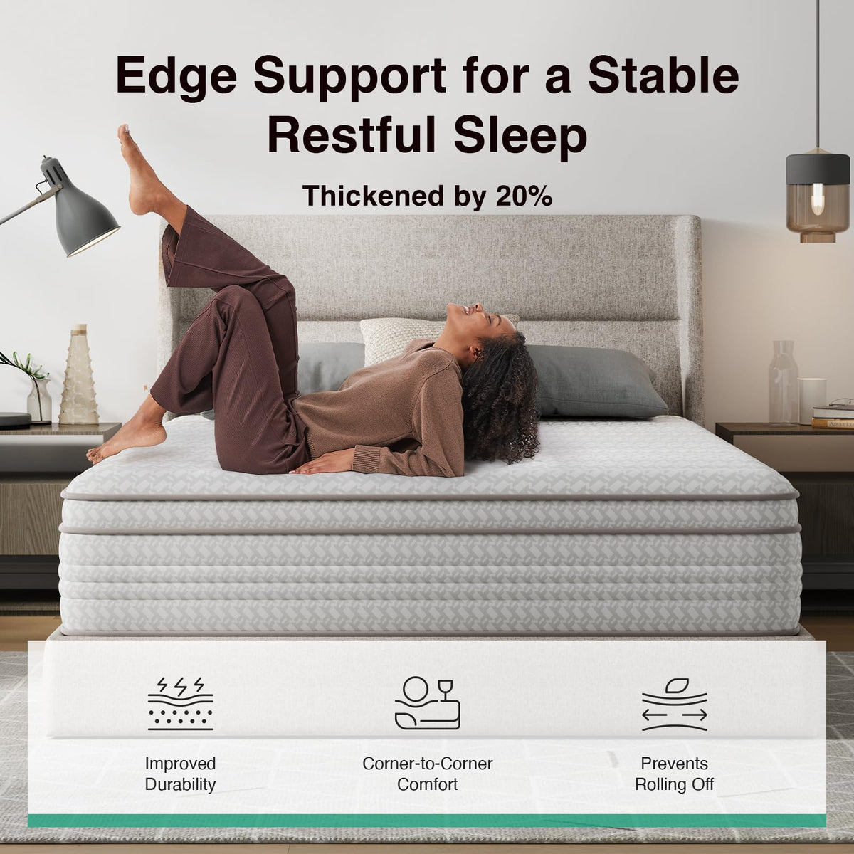 10 Inch Full Size Hybrid Mattress K5800