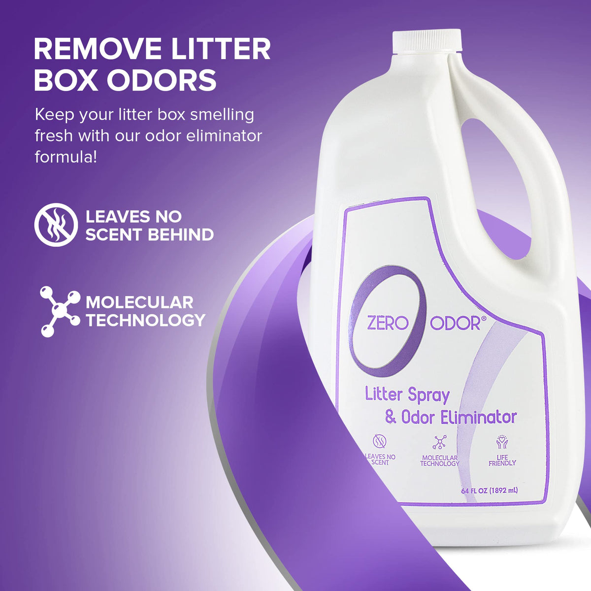 Cat Litter Deodorizer Refill 64 oz Y56646