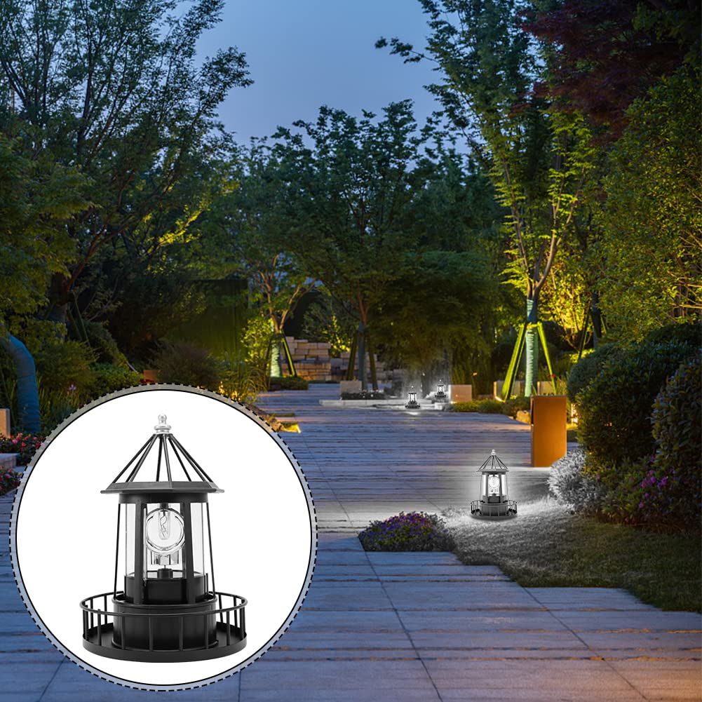 Solar Powered LED Lighthouse C6843