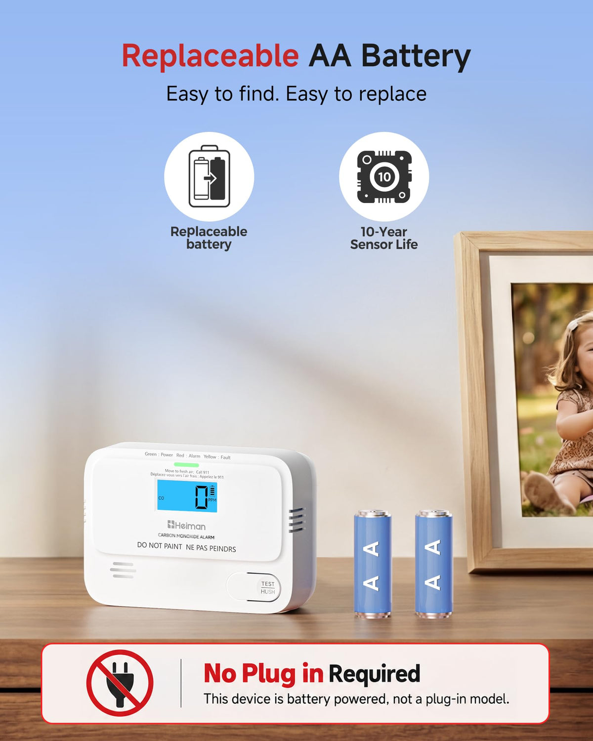 Carbon Monoxide Detectors 3 Pack J228352