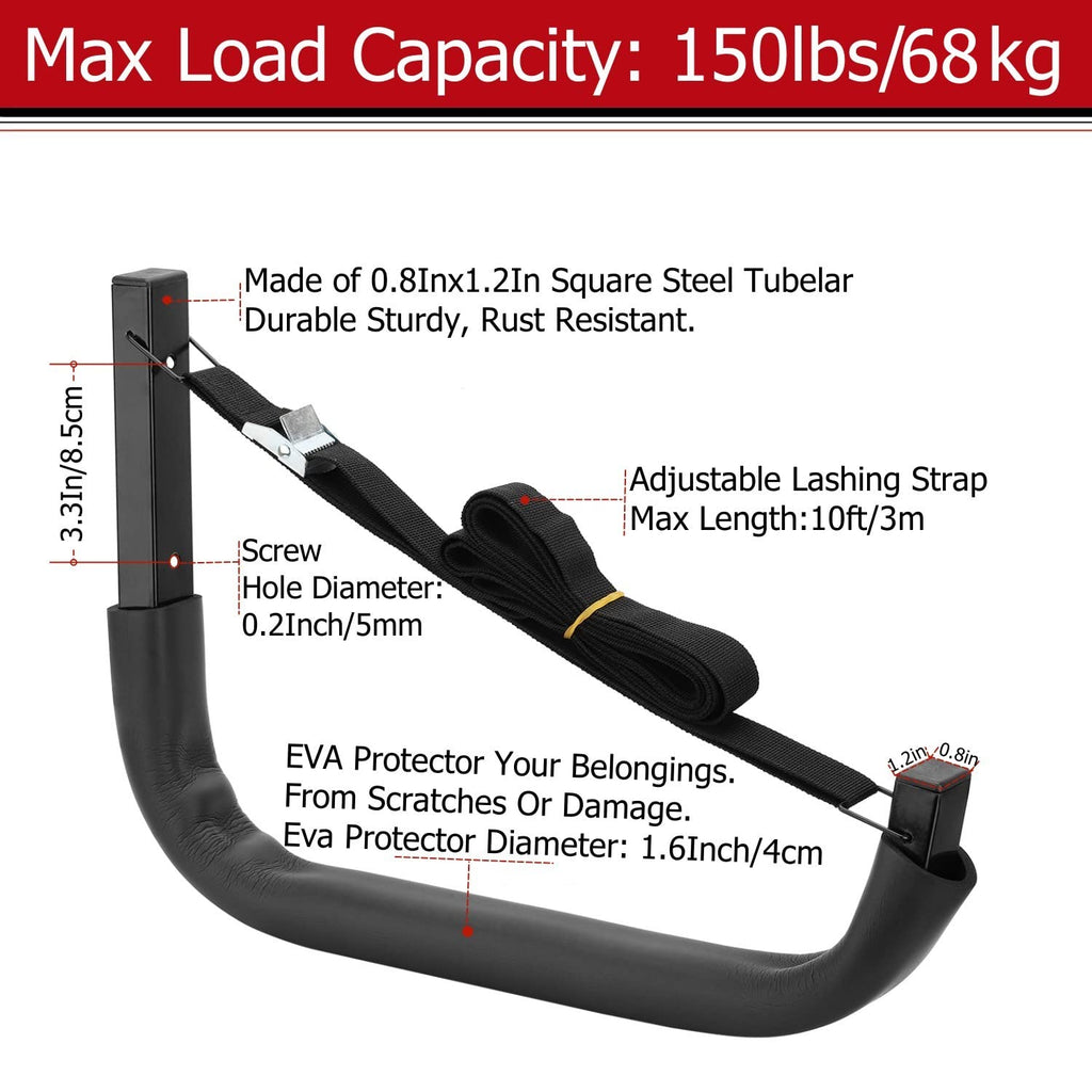 Wall Mount Kayak Storage Hooks Z44750