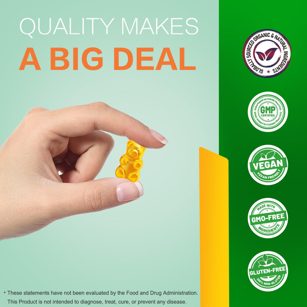 Sugar Free Vegan Hemp Gummies 60 Count A1833