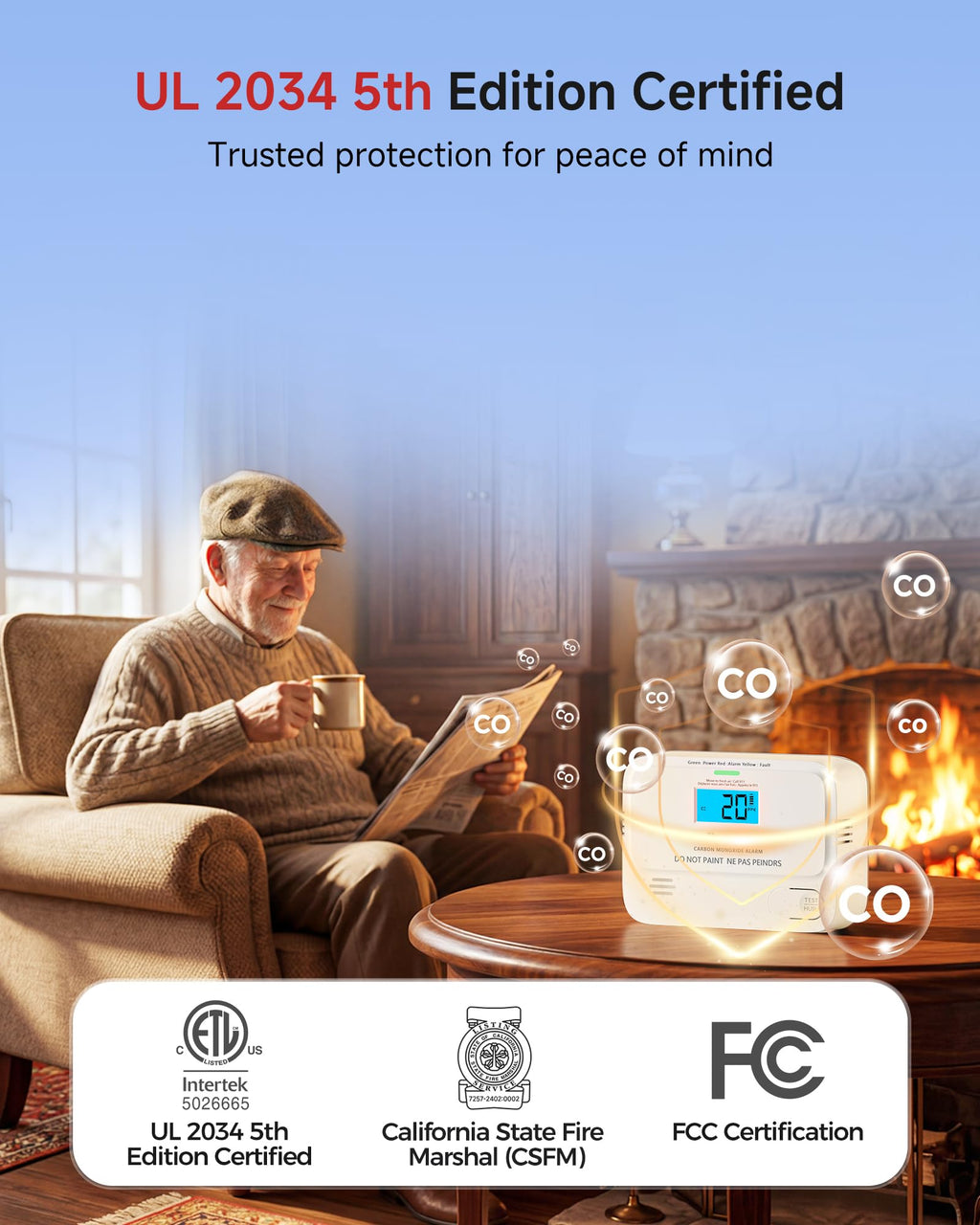 Carbon Monoxide Detectors 3 Pack J228352