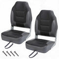 2 Pack High Back Folding Boat Seats T796763