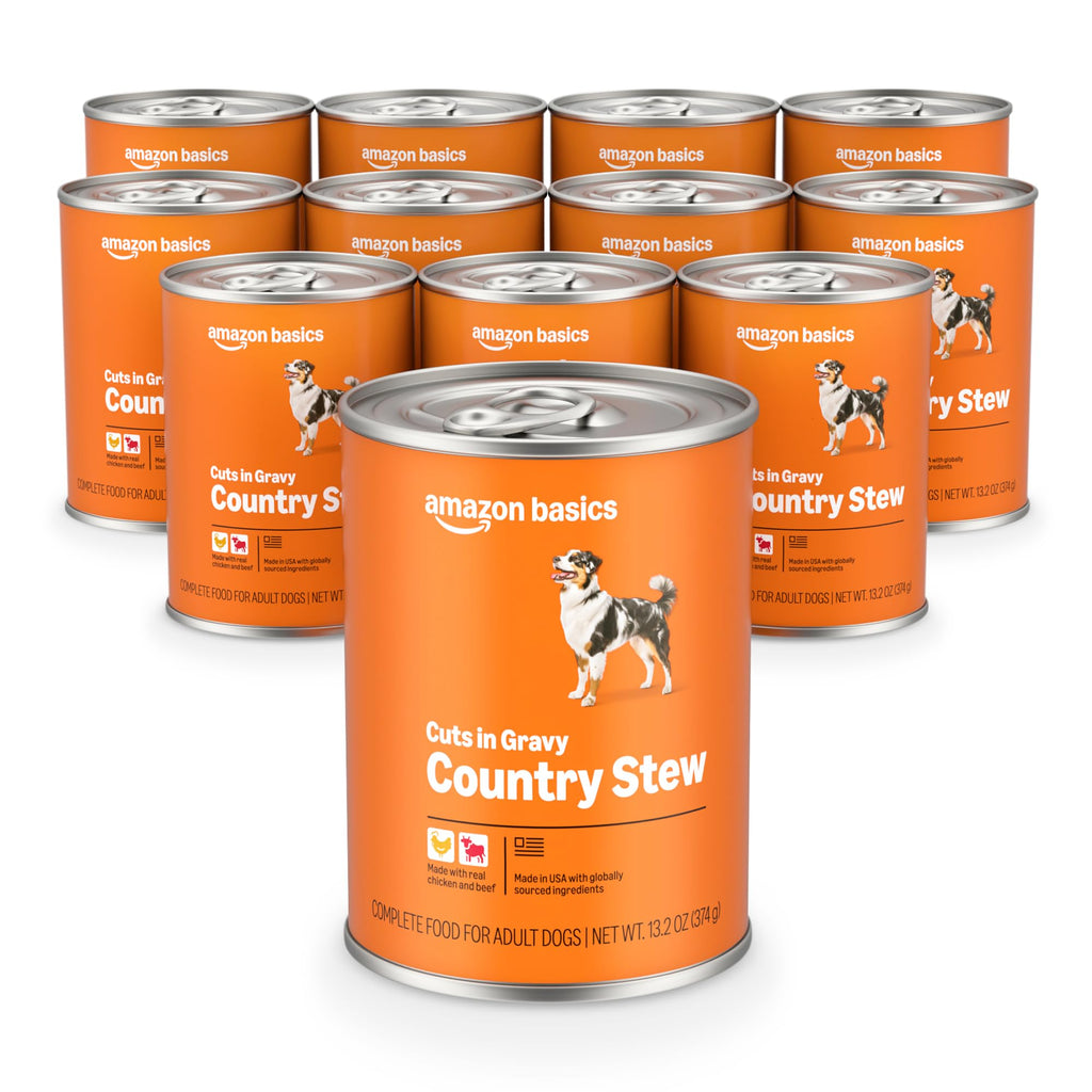 Wet Dog Food Country Stew Cuts in Gravy 13.2 oz (Pack of 12) L898360