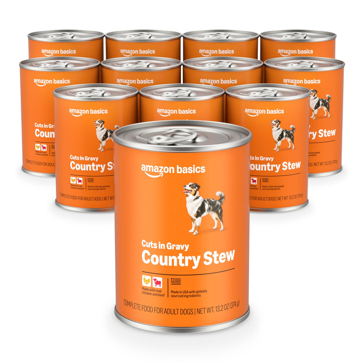 Wet Dog Food Country Stew Cuts in Gravy 13.2 oz (Pack of 12) L898360