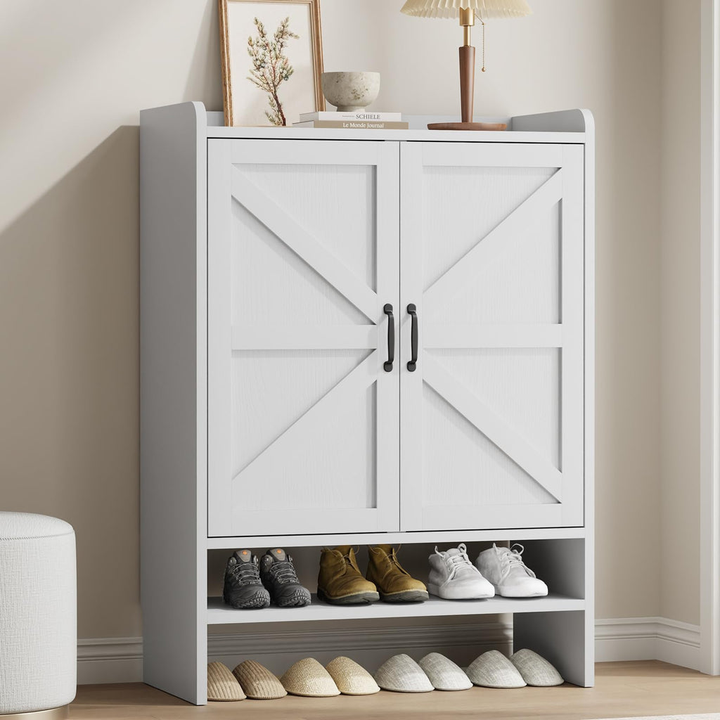 White 5-Tier Shoe Storage Cabinet S784