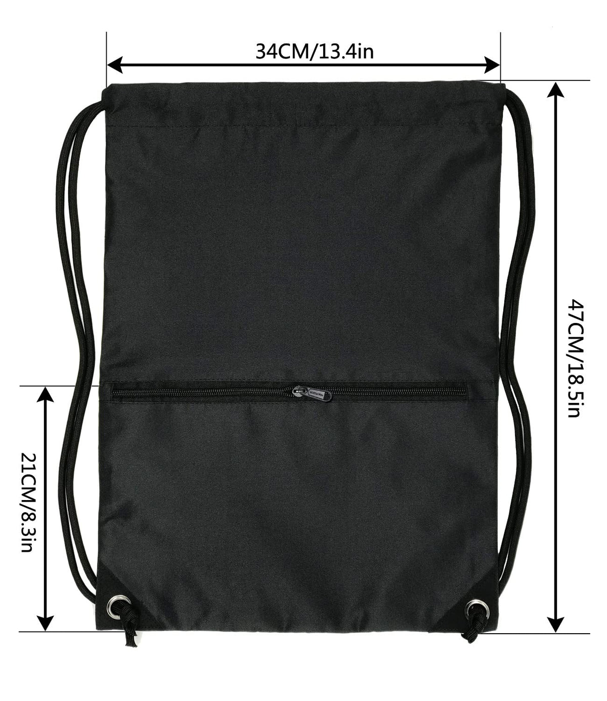 Drawstring Backpack Bag Sport Gym Sackpack W744